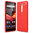 Flexi Slim Carbon Fibre Case for Nokia 5.1 - Brushed Red